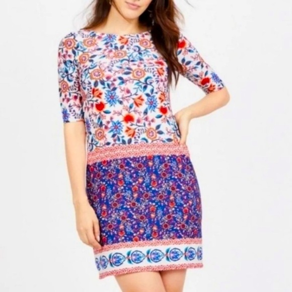Eliza J floral shift dress size 4 - Picture 1 of 7